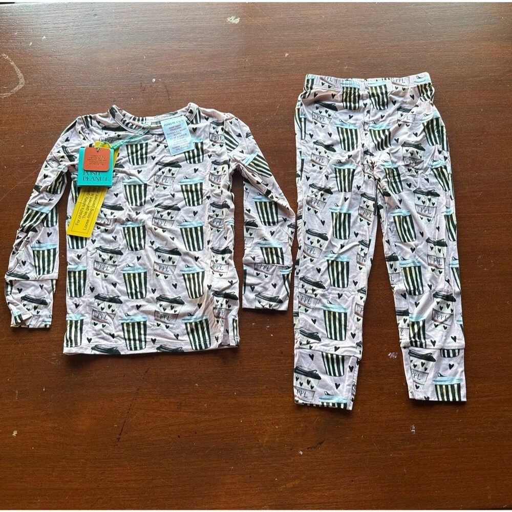 POSH PEANUT NWT PPL latte bamboo pajamas